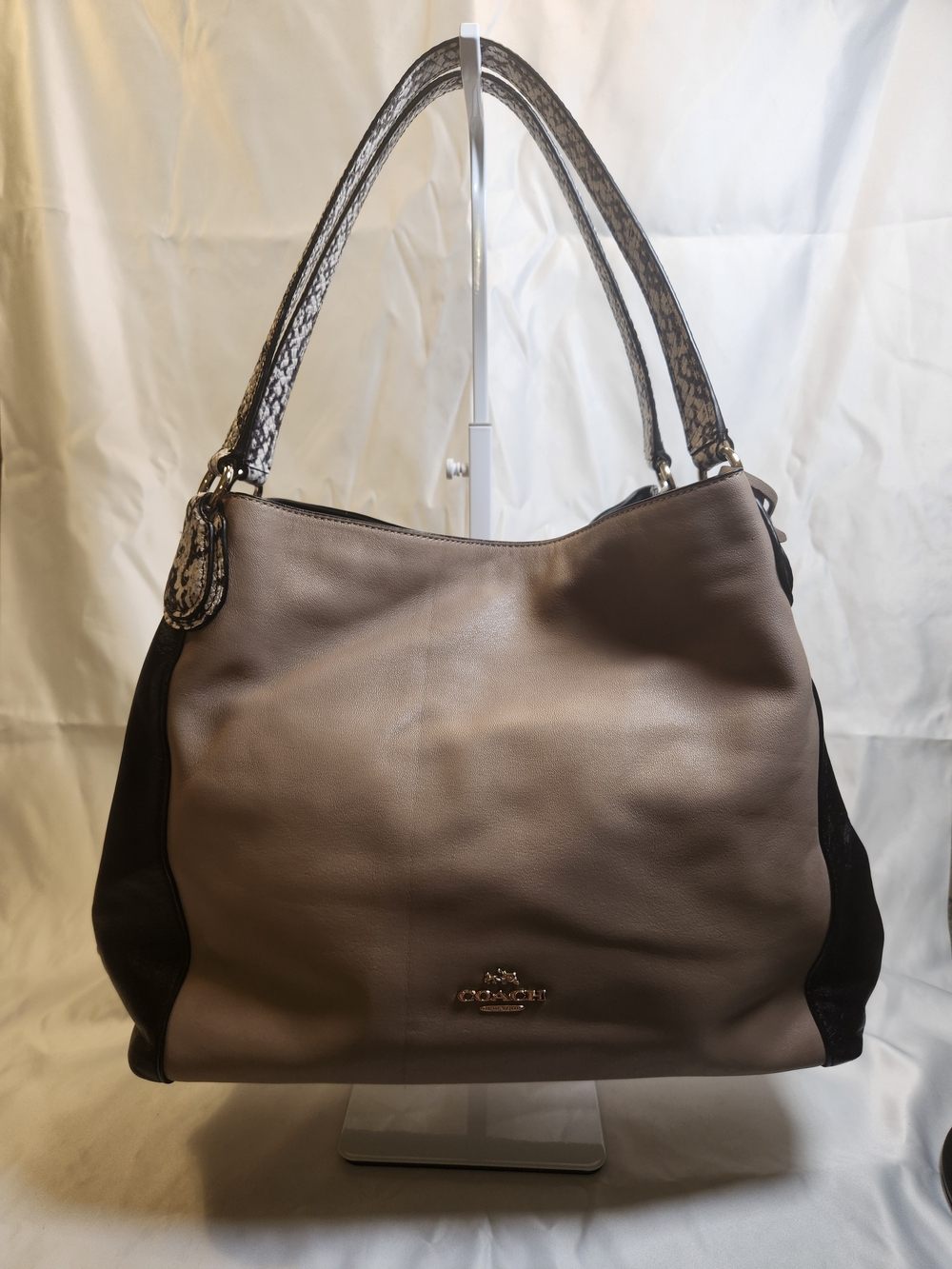 Coach Edie 31 Color-Blocked Shoulder Bag